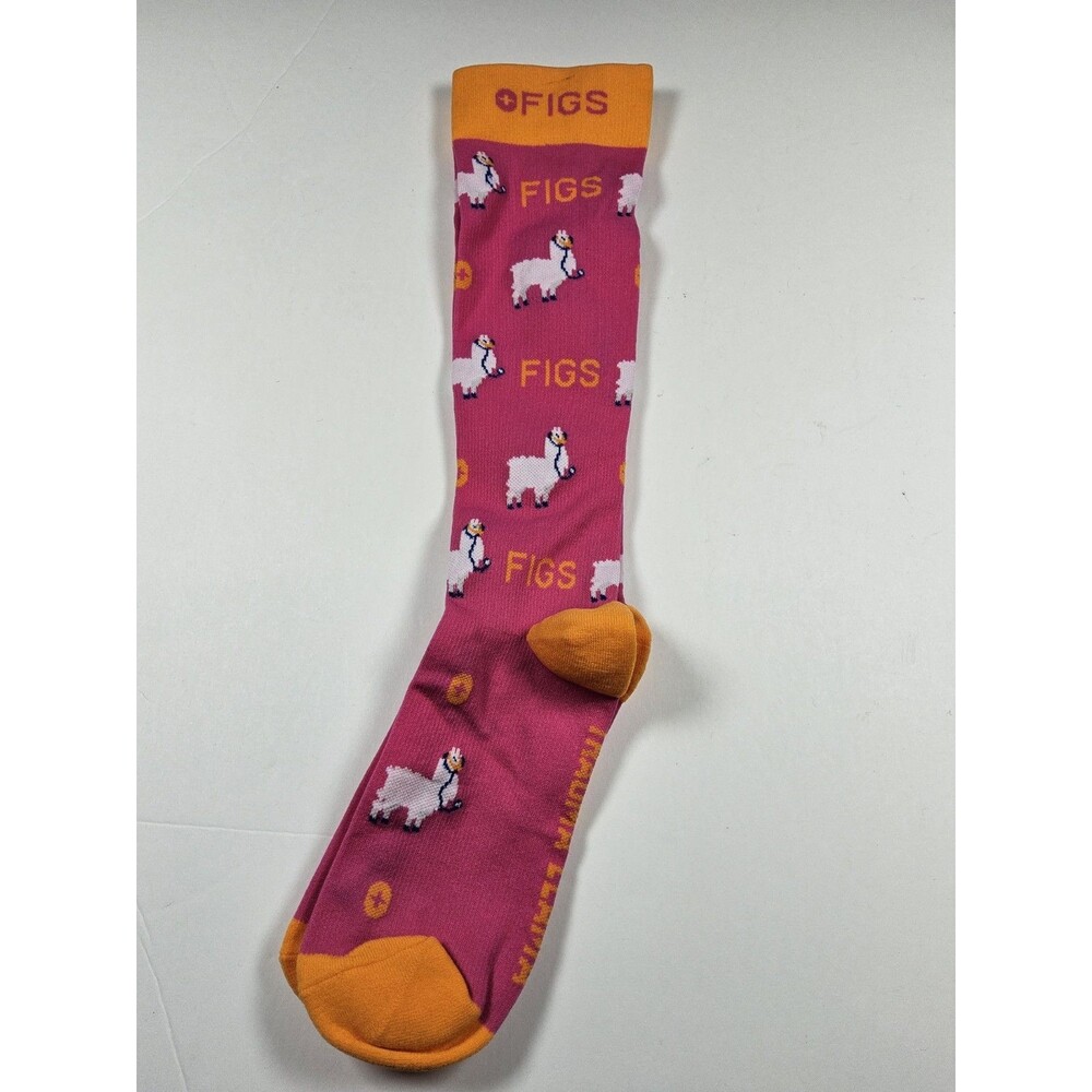 FIGS Compression Trauma Llama Nurse Medical Socks Size S